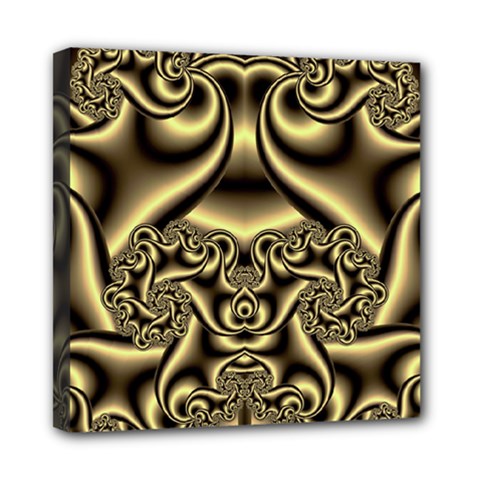 Background Fractal Sample Fantasy Texture Design Mini Canvas 8  X 8  (stretched) by Ravend