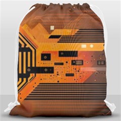 Technology Design Tech Computer Future Business Drawstring Bag (large) by Ravend