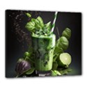 Ai Generated Drink Spinach Smooth Apple Ginger Canvas 24  x 20  (Stretched) View1