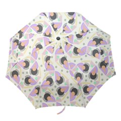 Pattern Pastel Drawing Art Folding Umbrellas by Ravend