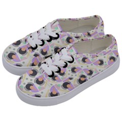 Pattern Pastel Drawing Art Kids  Classic Low Top Sneakers by Ravend