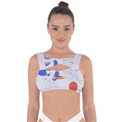 Computer Network Technology Digital Science Fiction Bandaged Up Bikini Top by Ravend