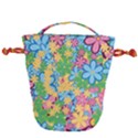 Flower Spring Background Blossom Bloom Nature Drawstring Bucket Bag View2