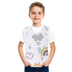 Art Pattern Design Wallpaper Background Print Kids  Basketball Tank Top by Ravend