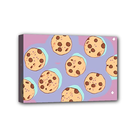 Cookies Chocolate Chips Chocolate Cookies Sweets Mini Canvas 6  X 4  (stretched) by Ravend