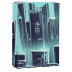 Buildings City Urban Destruction Background Playing Cards Single Design (rectangle) With Custom Box by Ravend