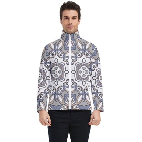 Flower Art Decorative Mandala Pattern Ornamental Men s Bomber Jacket by Ravend