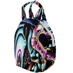 Garden Flower Nature Digital Art Abstract Travel Backpacks by Ravend