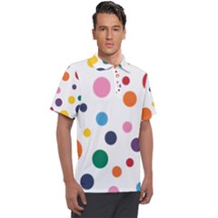 Polka Dot Men s Polo Tee by 8989