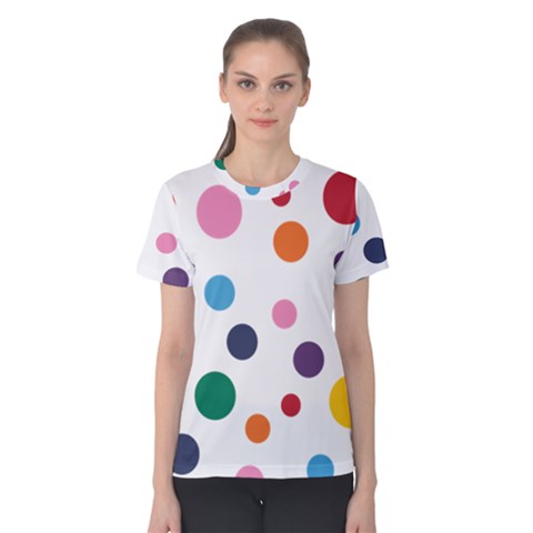 Polka Dot Women s Cotton Tee by 8989