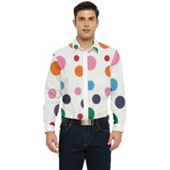 Polka Dot Men s Long Sleeve  Shirt by 8989