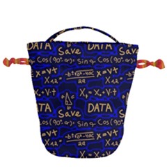 Art Pattern Design Background Graphic Drawstring Bucket Bag by Ravend