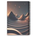 Ai Generated Swirl Space Design Fractal Light Art 5.5  x 8.5  Notebook View2