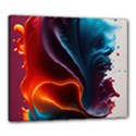 Ai Generated Swirl Splash Blaze Design Art Canvas 24  x 20  (Stretched) View1