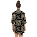 Background Art Pattern Design Graphic Open Front Chiffon Kimono View2
