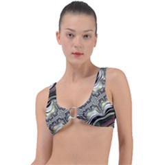 Fractal Background Pattern Texture Abstract Design Art Ring Detail Bikini Top by Ravend