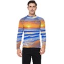 Summer Sunset Surf Men s Long Sleeve Rash Guard View1