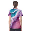 Summer Waves In Pink Ii Women s Cotton Tee View2