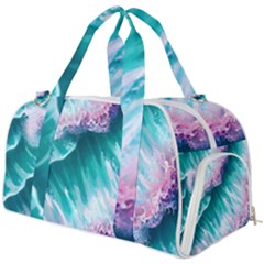 Summer Waves In Pink Iii Burner Gym Duffel Bag by GardenOfOphir