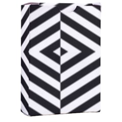 Abstract Lines Pattern Art Design Background Playing Cards Single Design (rectangle) With Custom Box by Ravend