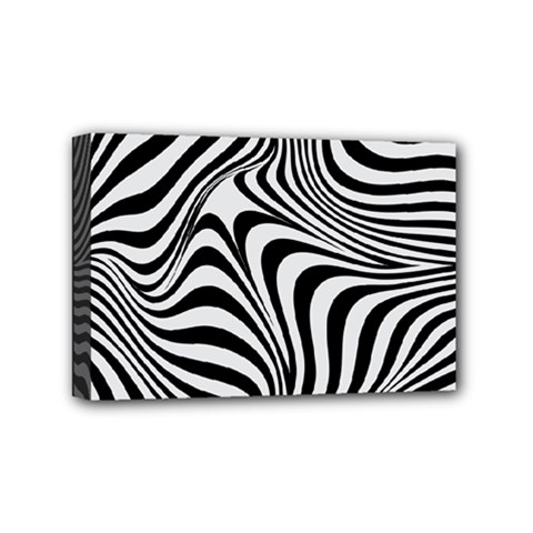 Pattern Geometric Lines Shapes Design Art Mini Canvas 6  X 4  (stretched) by Ravend