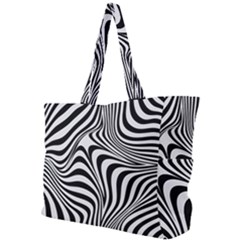 Pattern Geometric Lines Shapes Design Art Simple Shoulder Bag by Ravend