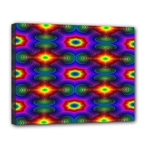 Colorfull Wallpaper Canvas 14  X 11  (stretched) by artworkshop