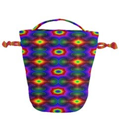 Colorfull Wallpaper Drawstring Bucket Bag by artworkshop