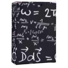 E=mc2 Text Science Albert Einstein Formula Mathematics Physics Playing Cards Single Design (rectangle) With Custom Box by Jancukart