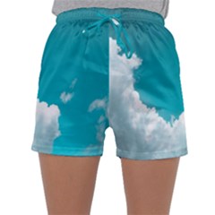 Clouds Hd Wallpaper Sleepwear Shorts by artworkshop