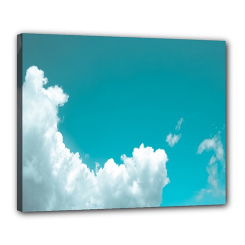 Clouds Hd Wallpaper Canvas 20  X 16  (stretched) by artworkshop