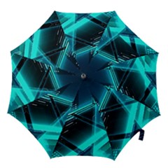 Background Patterns Geometric Glass Mirrors Hook Handle Umbrellas (medium) by Ravend