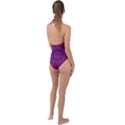 Background Wallpaper Geometric Digital Art Plunge Cut Halter Swimsuit View2
