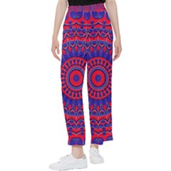 Background Wallpaper Geometric Digital Art Women s Pants  by Ravend
