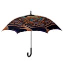 Trees Dream Art Intricate Patterns Digital Nature Hook Handle Umbrellas (Small) View3
