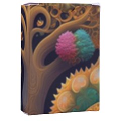 Trees Dream Generative Art Intricate Patterns Playing Cards Single Design (rectangle) With Custom Box by Ravend