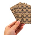 Ai Generated Camels Palm Trees Pattern Playing Cards Single Design (Rectangle) with Custom Box View3