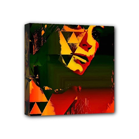 Counting Coup Mini Canvas 4  X 4  (stretched) by MRNStudios