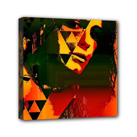 Counting Coup Mini Canvas 6  X 6  (stretched) by MRNStudios