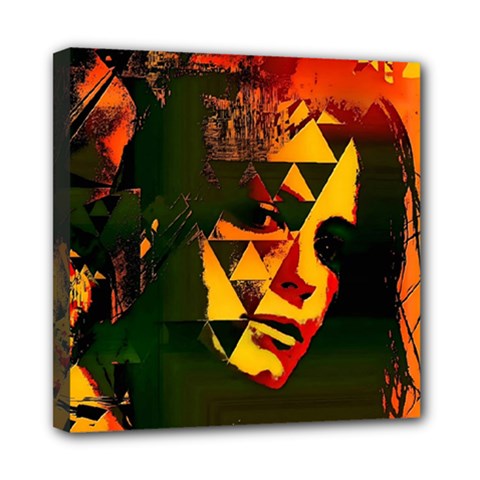 Counting Coup Mini Canvas 8  X 8  (stretched) by MRNStudios