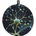 Ai Generated Neuron Network Connection Round Trivet View2