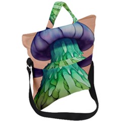 A Light Fantasy Fold Over Handle Tote Bag by GardenOfOphir