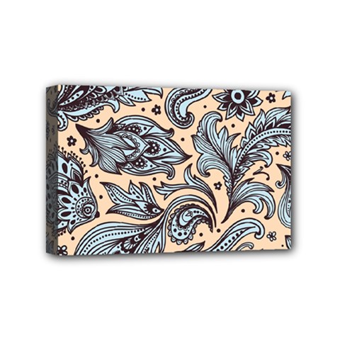 Texture Ornament Paisley Mini Canvas 6  X 4  (stretched) by Jancukart