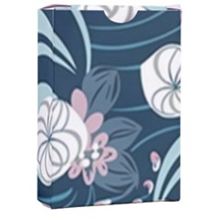 Flowers Pattern Floral Ocean Abstract Digital Art Playing Cards Single Design (rectangle) With Custom Box by Pakemis