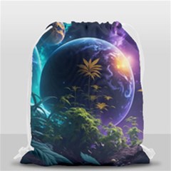 Fantasy People Mysticism Composing Drawstring Bag (small) by Jancukart