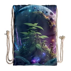 Fantasypeople Mysticism Composing Drawstring Bag (large) by Jancukart