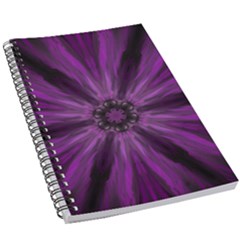 Pattern Purple Symmetry Dark 5 5  X 8 5  Notebook by Jancukart