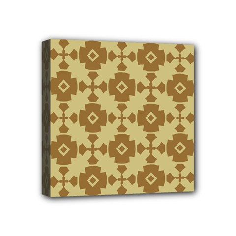 Pattern 6 Mini Canvas 4  X 4  (stretched) by GardenOfOphir