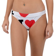 I Love Nicole Band Bikini Bottoms by ilovewhateva