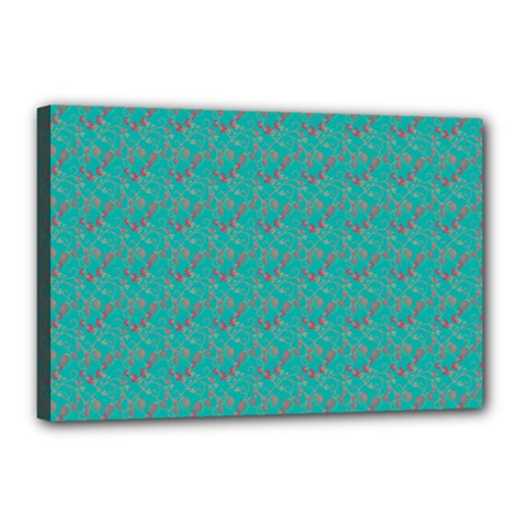 Flowers Canvas 18  X 12  (stretched) by Sparkle